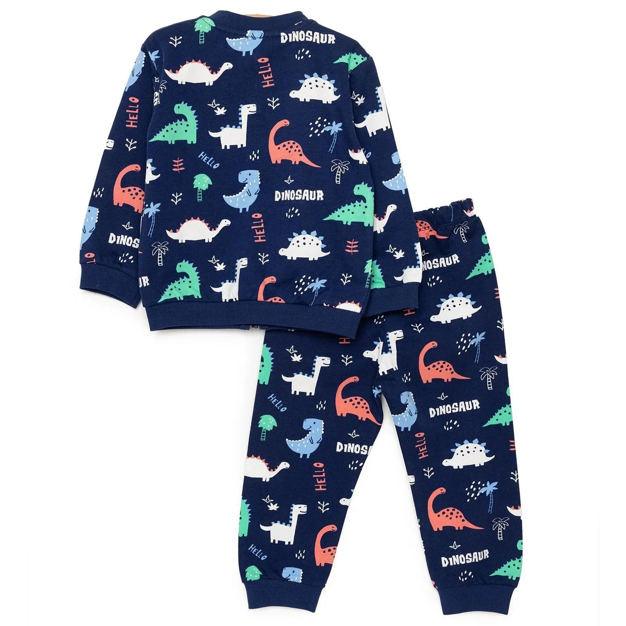 HelloBaby Basic Boy Dinosaur Patterned Jumpsuit - Printed - Miu Mau Collectibles