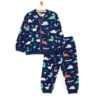 HelloBaby Basic Boy Dinosaur Patterned Jumpsuit - Printed - Miu Mau Collectibles