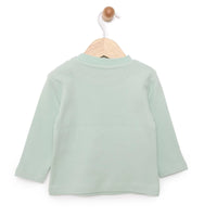 HelloBaby Basic Cat Printed Interlock Long Sleeve T-Shirt - Multicolour - Miu Mau Collectibles