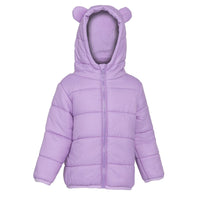 HelloBaby Basic Eared Hoodie Coat - Lilac - Miu Mau Collectibles