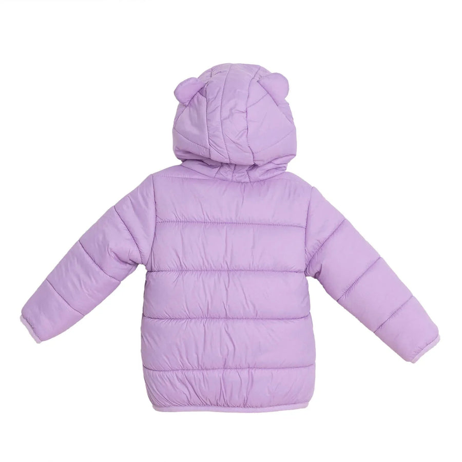HelloBaby Basic Eared Hoodie Coat - Lilac - Miu Mau Collectibles