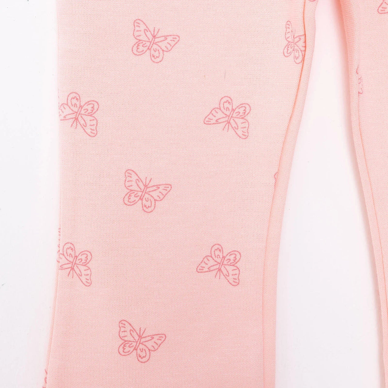 HelloBaby Basic Girl Butterfly Patterns Leggings - Light Pink - Miu Mau Collectibles