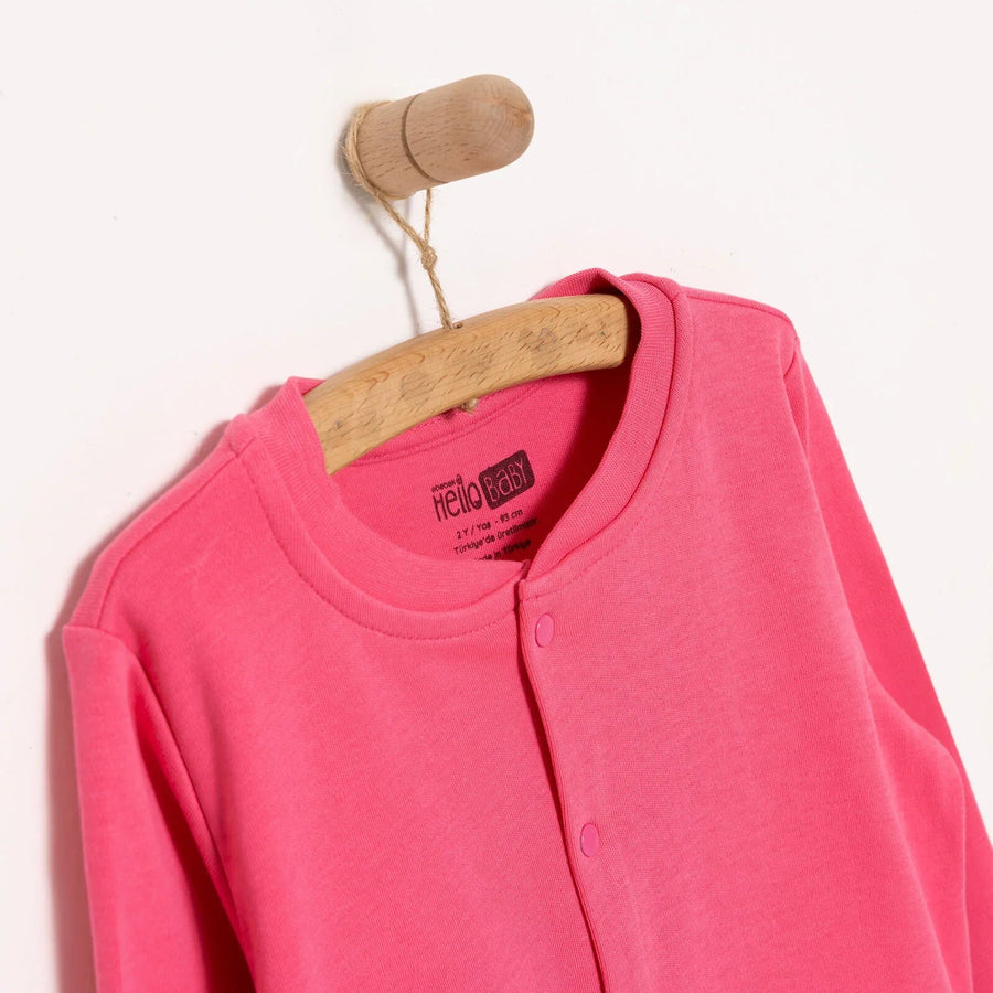 HelloBaby Basic Girl Cardigan - Pink - Miu Mau Collectibles