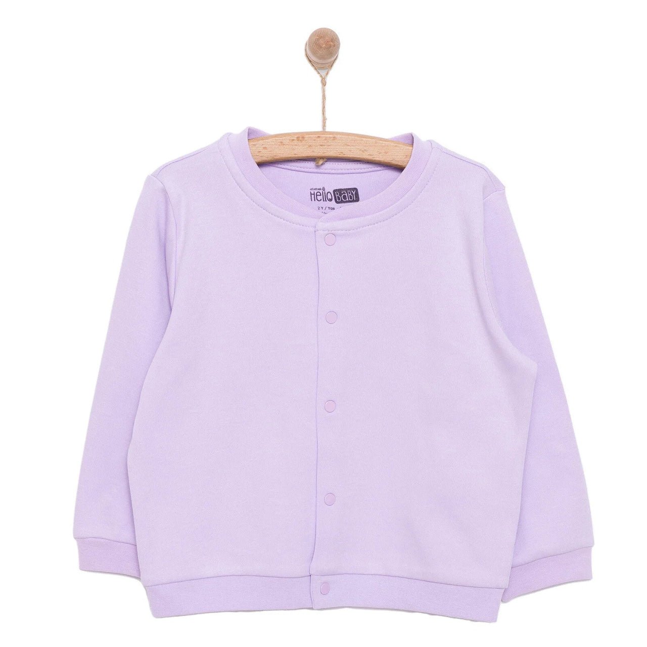 HelloBaby Basic Girl Cardigan - Purple - Miu Mau Collectibles