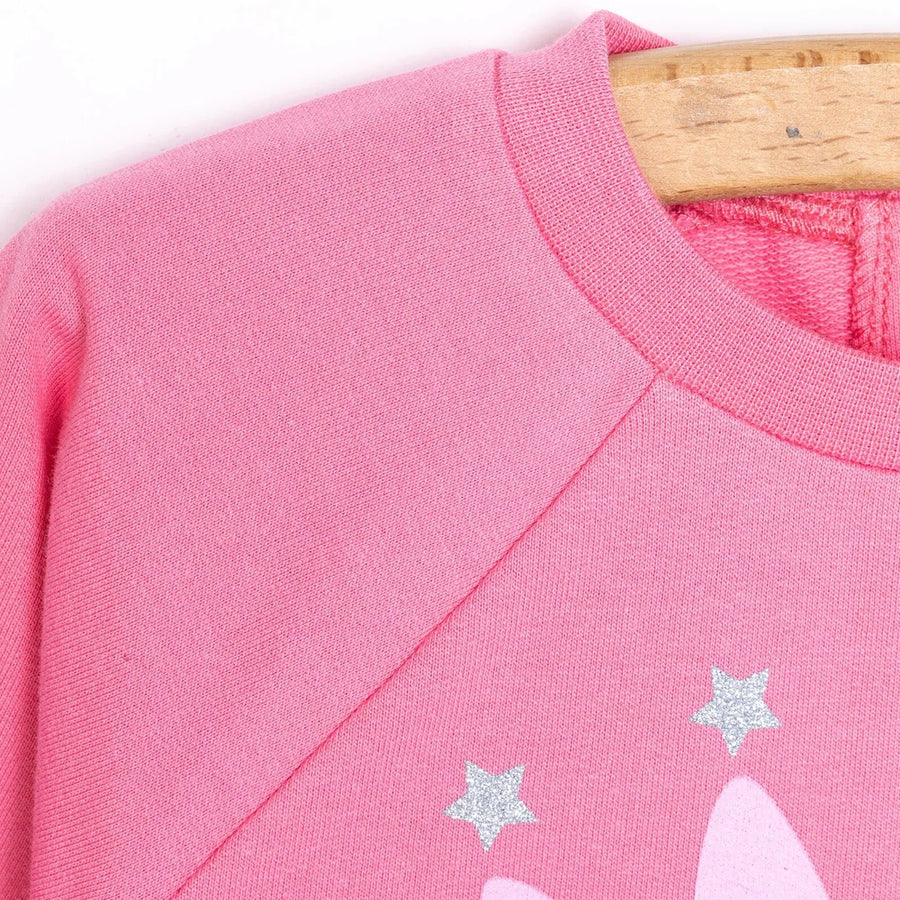 HelloBaby Basic Girl Knitted Ruffled Dress - Pink - Miu Mau Collectibles