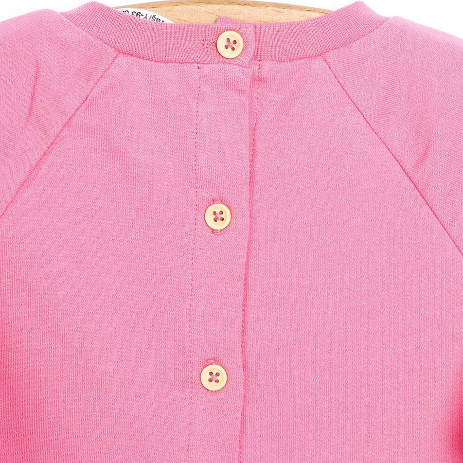 HelloBaby Basic Girl Knitted Ruffled Dress - Pink - Miu Mau Collectibles