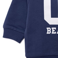 HelloBaby Basic Low Raised Lion Printed Sweatshirt - Navy Blue - Miu Mau Collectibles