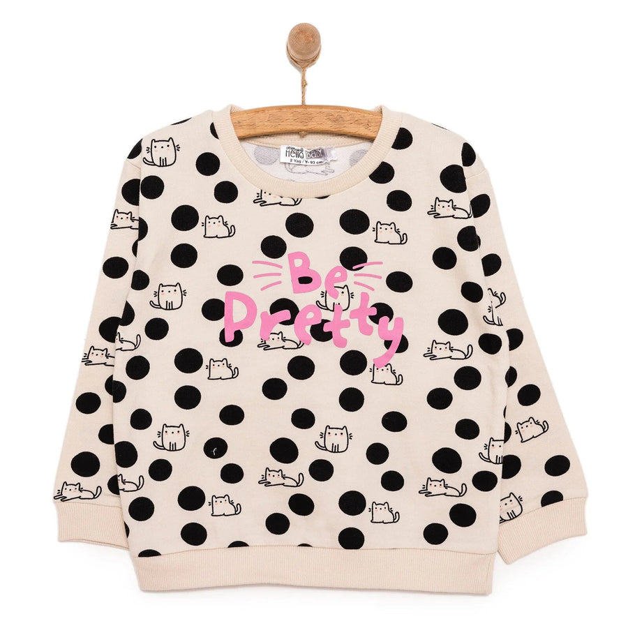 HelloBaby Basic Low Raised Sweatshirt - Printed - Miu Mau Collectibles