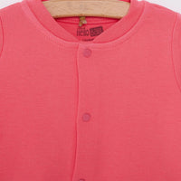 HelloBaby Basic Rib Cardigan - Dark Pink - Miu Mau Collectibles