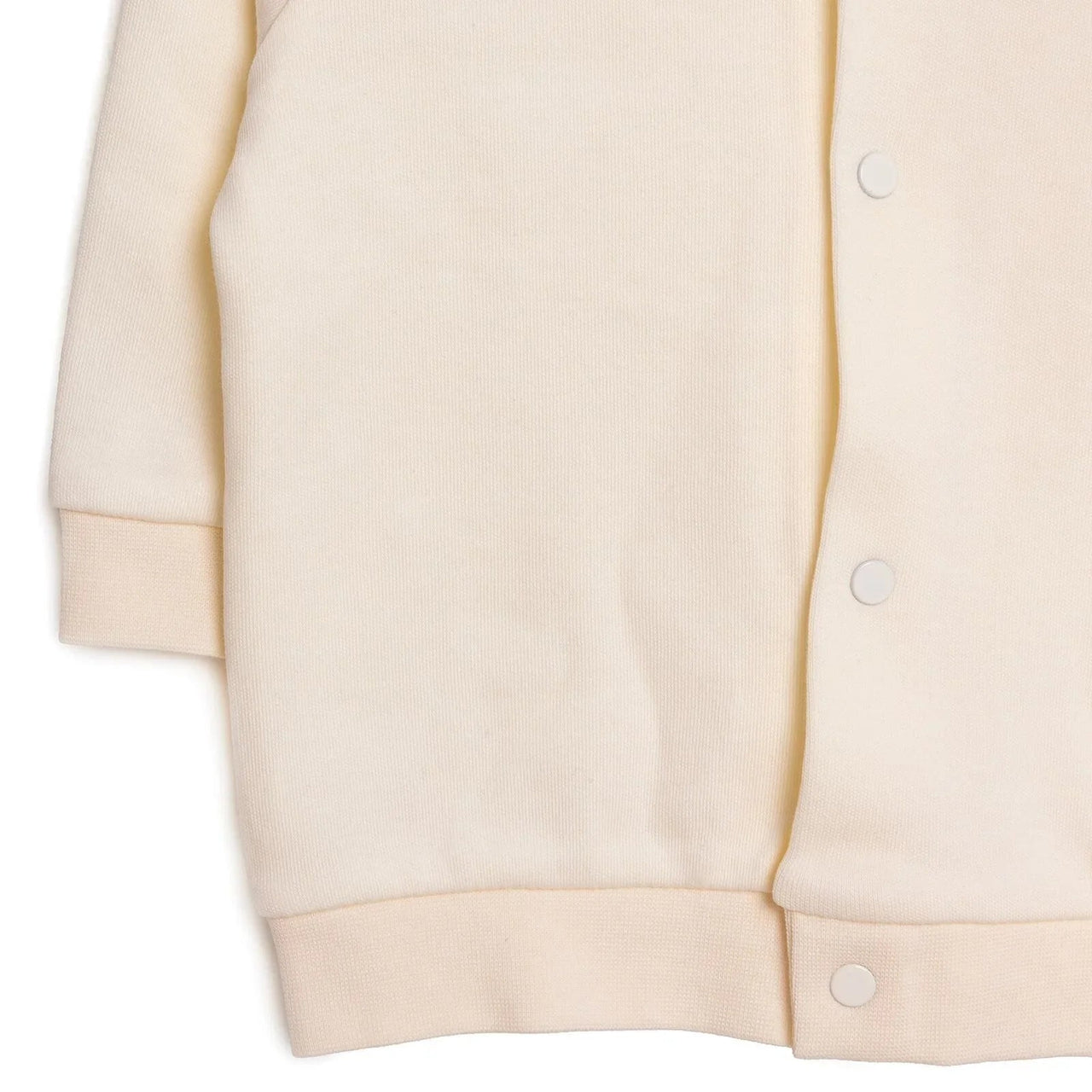 HelloBaby Basic Rib Cardigan - Ecru - Miu Mau Collectibles
