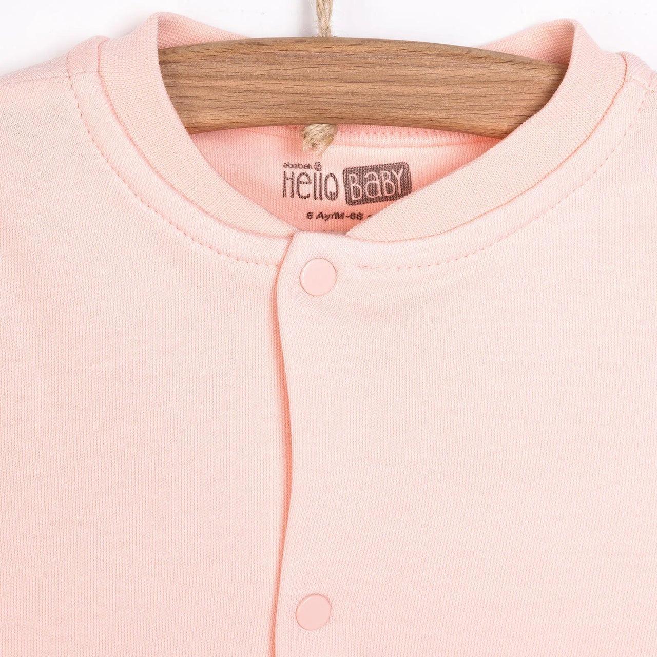 HelloBaby Basic Rib Cardigan - Light Pink - Miu Mau Collectibles