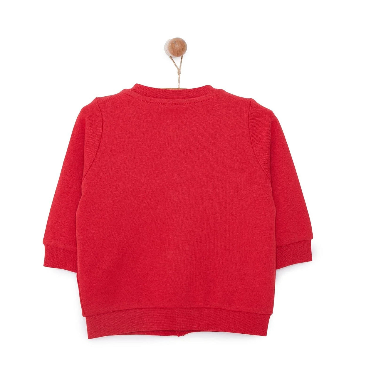 HelloBaby Basic Rib Cardigan - Red - Miu Mau Collectibles