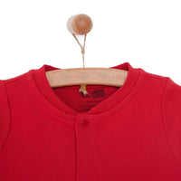 HelloBaby Basic Rib Cardigan - Red - Miu Mau Collectibles