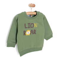 HelloBaby Basic Sweatshirt - Dark Green - Miu Mau Collectibles