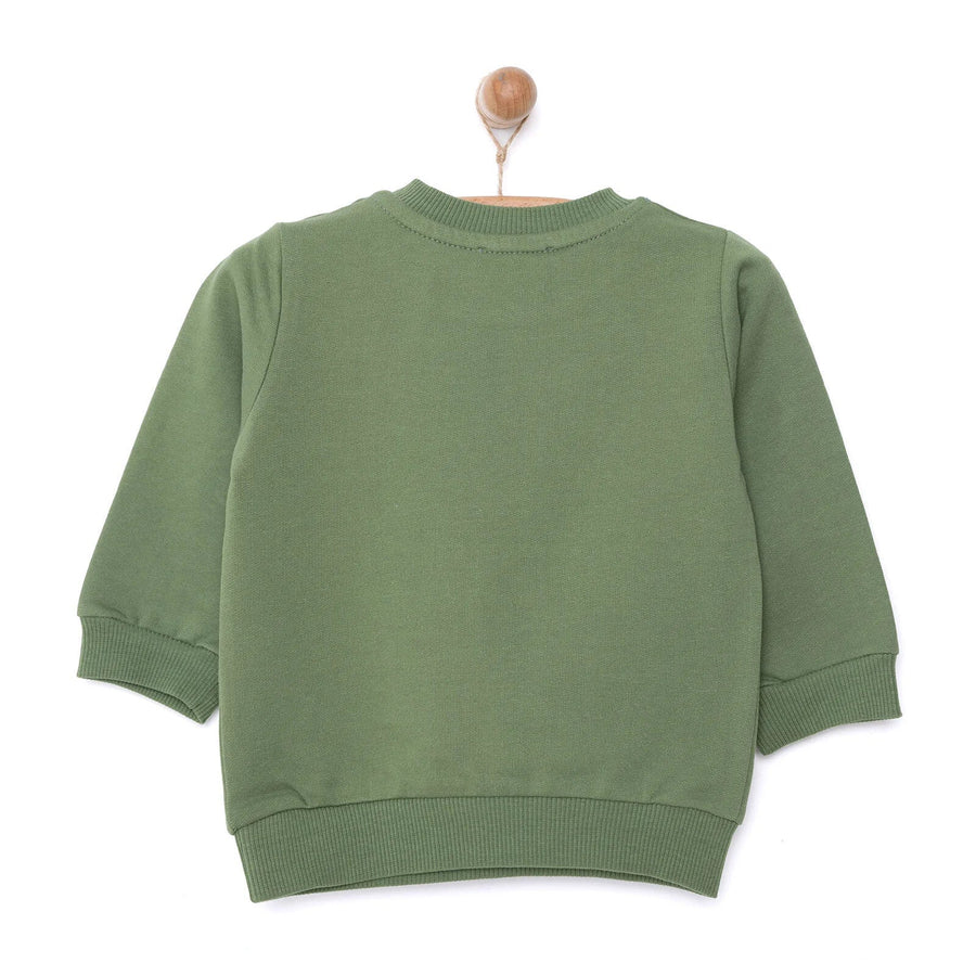 HelloBaby Basic Sweatshirt - Dark Green - Miu Mau Collectibles