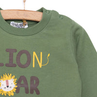 HelloBaby Basic Sweatshirt - Dark Green - Miu Mau Collectibles