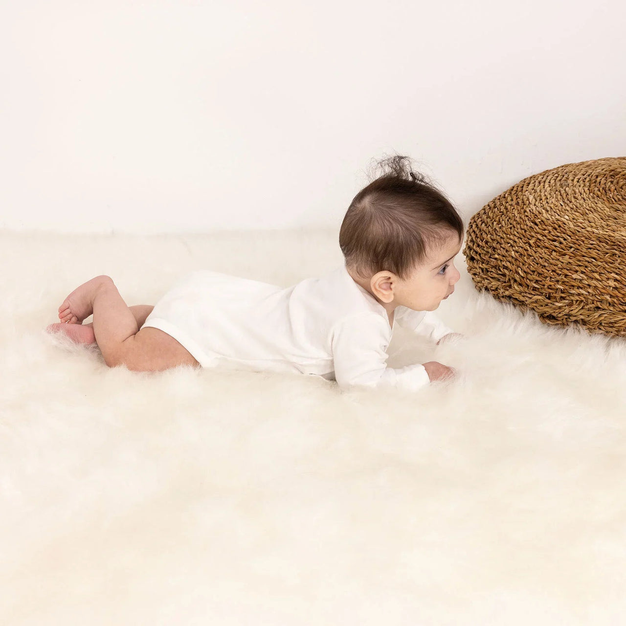 HelloBaby Bodysuit - Ecru - Miu Mau Collectibles