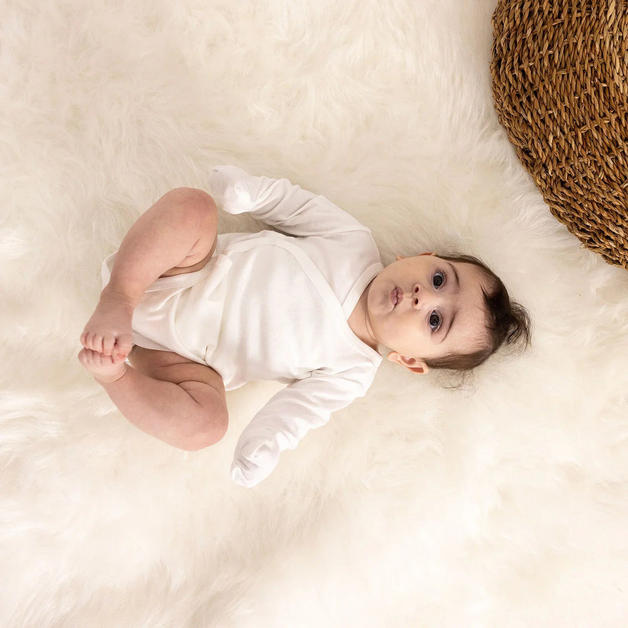 HelloBaby Bodysuit - Ecru - Miu Mau Collectibles