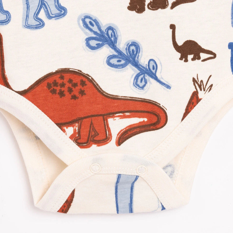 HelloBaby Boy 2 - Pack Long Sleeve Bodysuit - Beige - Miu Mau Collectibles