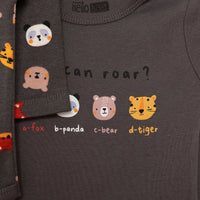 HelloBaby Boy 2 - Pack Long Sleeve Bodysuit - Dark Grey - Miu Mau Collectibles