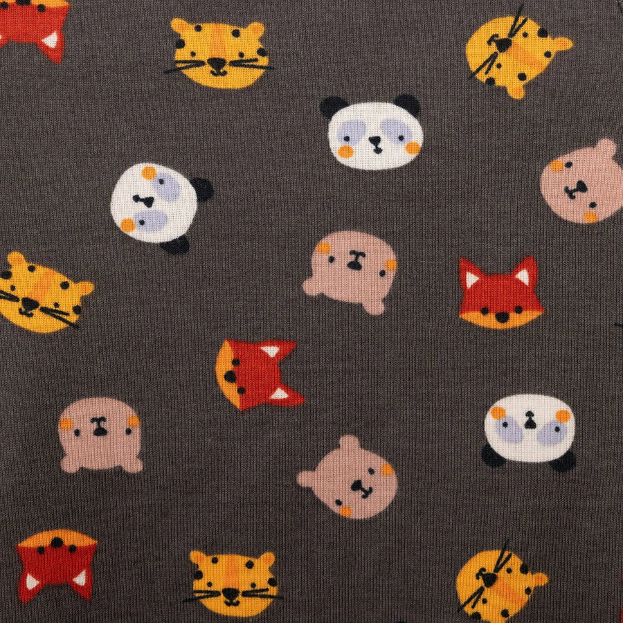 HelloBaby Boy 2 - Pack Long Sleeve Bodysuit - Dark Grey - Miu Mau Collectibles