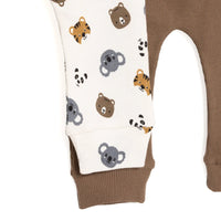 HelloBaby Boy 2 Piece Footles Bottom - Light Brown - Miu Mau Collectibles