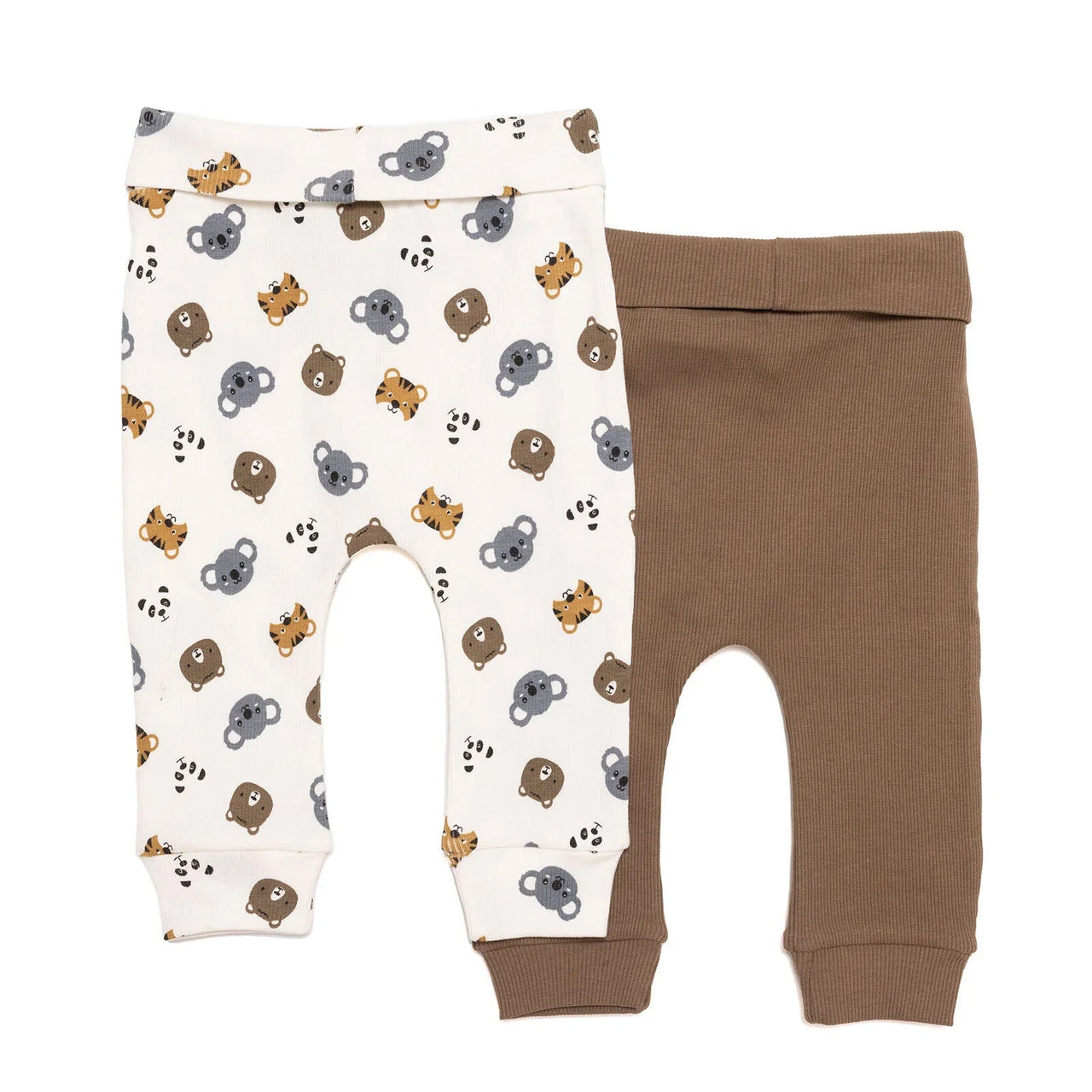 HelloBaby Boy 2 Piece Footles Bottom - Light Brown - Miu Mau Collectibles