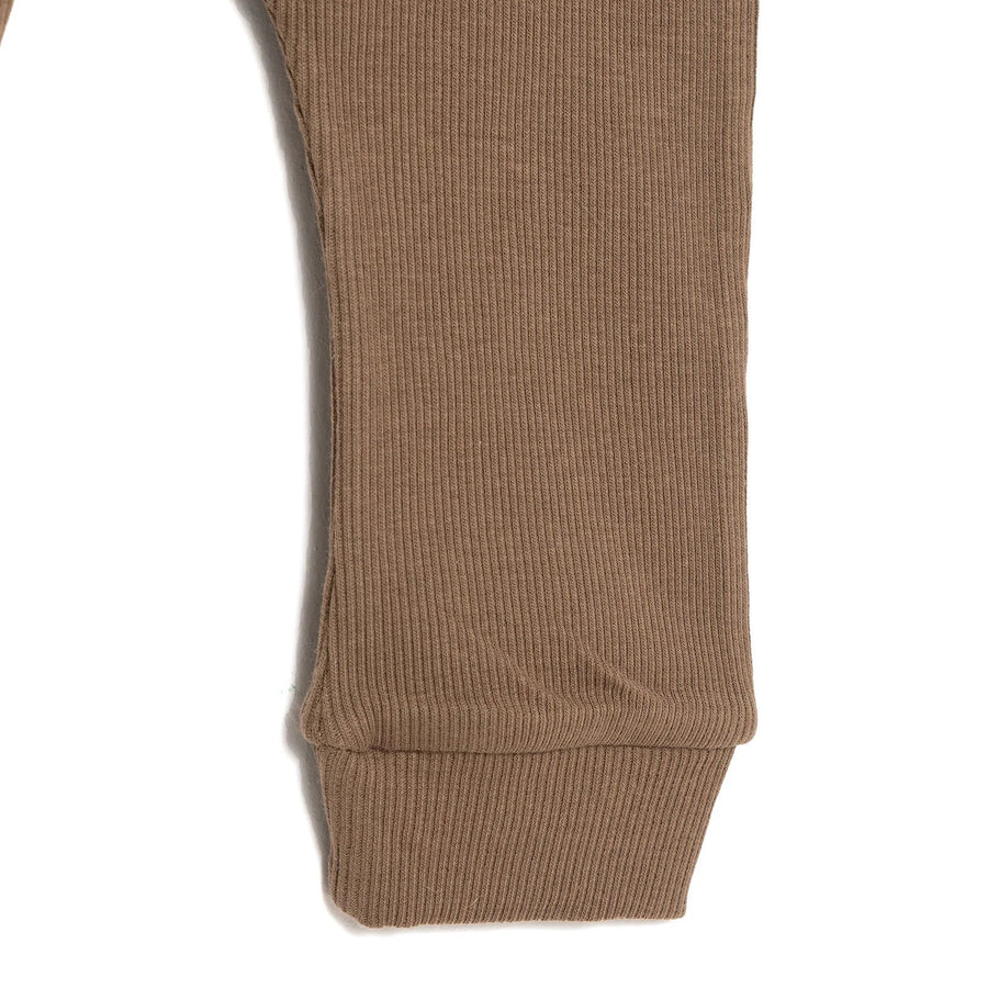 HelloBaby Boy 2 Piece Footles Bottom - Light Brown - Miu Mau Collectibles