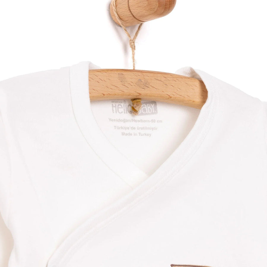 HelloBaby Boy 5 Piece Newborn Set - Beige - Miu Mau Collectibles