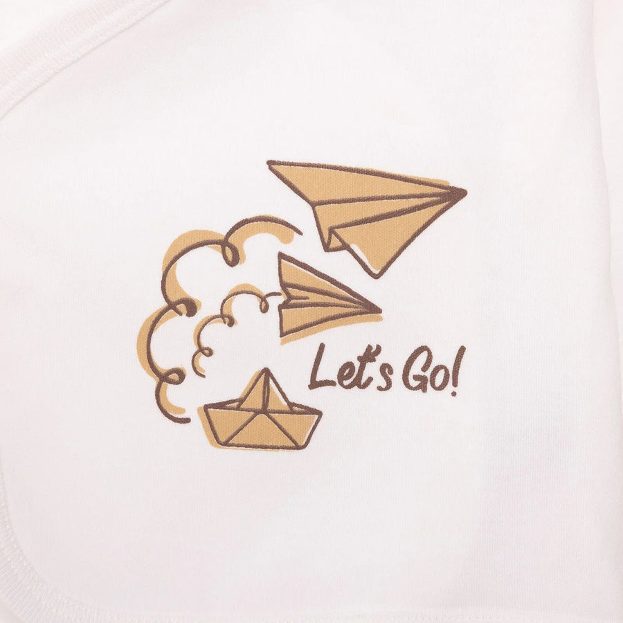 HelloBaby Boy 5 Piece Newborn Set - Beige - Miu Mau Collectibles