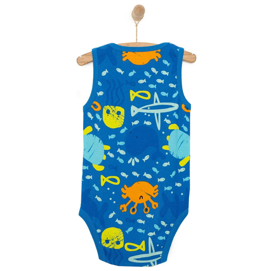 HelloBaby Boy Athlete Bodysuit - Navy Blue - Miu Mau Collectibles