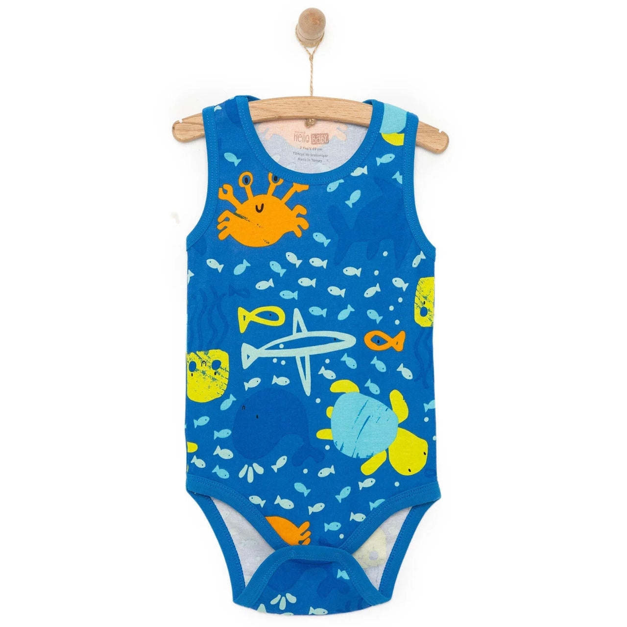 HelloBaby Boy Athlete Bodysuit - Navy Blue - Miu Mau Collectibles