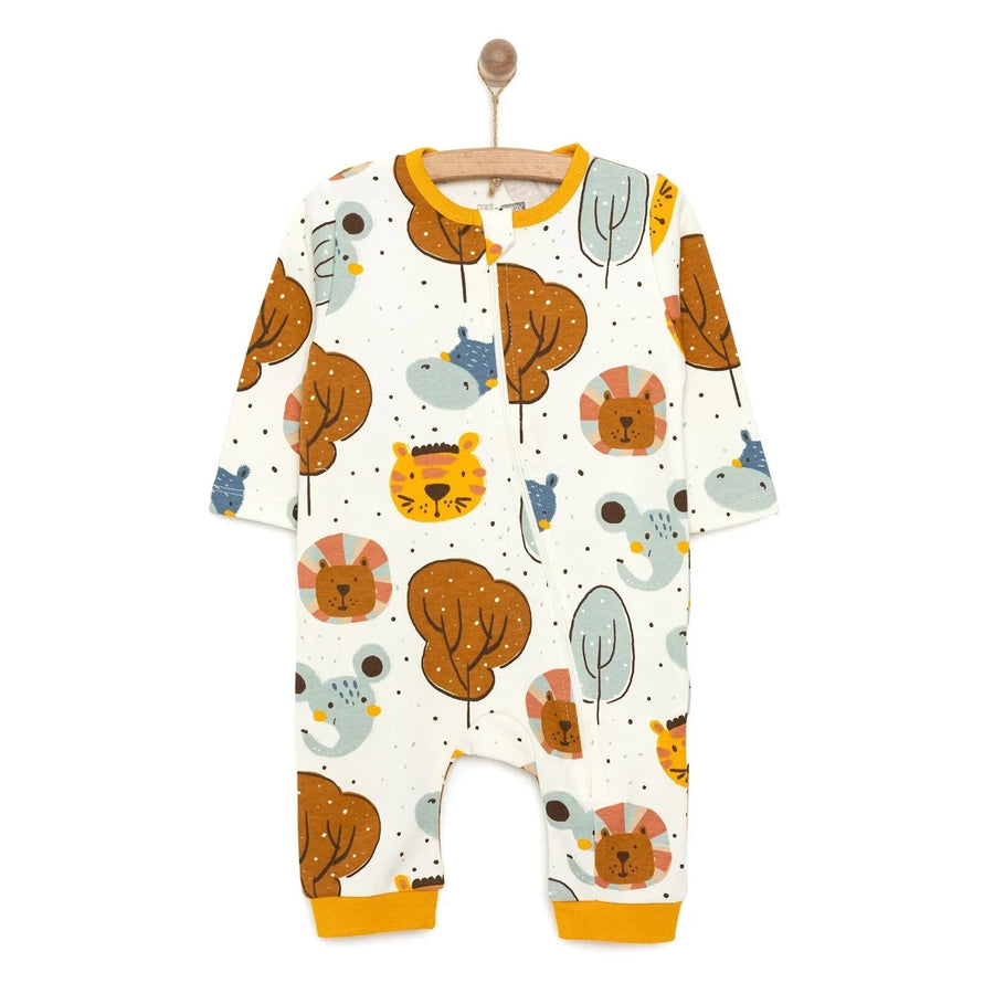 HelloBaby Boy Jumpsuit - Ecru - Miu Mau Baby & Kids Store
