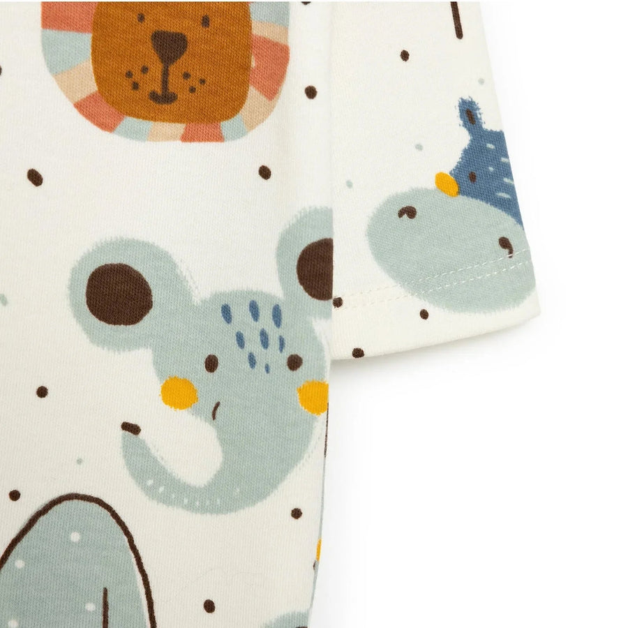 HelloBaby Boy Jumpsuit - Ecru - Miu Mau Baby & Kids Store