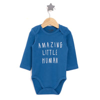 HelloBaby Boy Long Sleeve Bodysuit - Navy Blue - Miu Mau Collectibles
