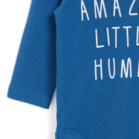 HelloBaby Boy Long Sleeve Bodysuit - Navy Blue - Miu Mau Collectibles