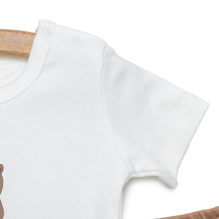 HelloBaby Boy Newborn Set 4 pcs - Ecru - Miu Mau Collectibles