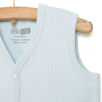 HelloBaby Boy Quilted Vest - Light Blue - Miu Mau Collectibles