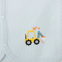 HelloBaby Boy Quilted Vest - Light Blue - Miu Mau Collectibles