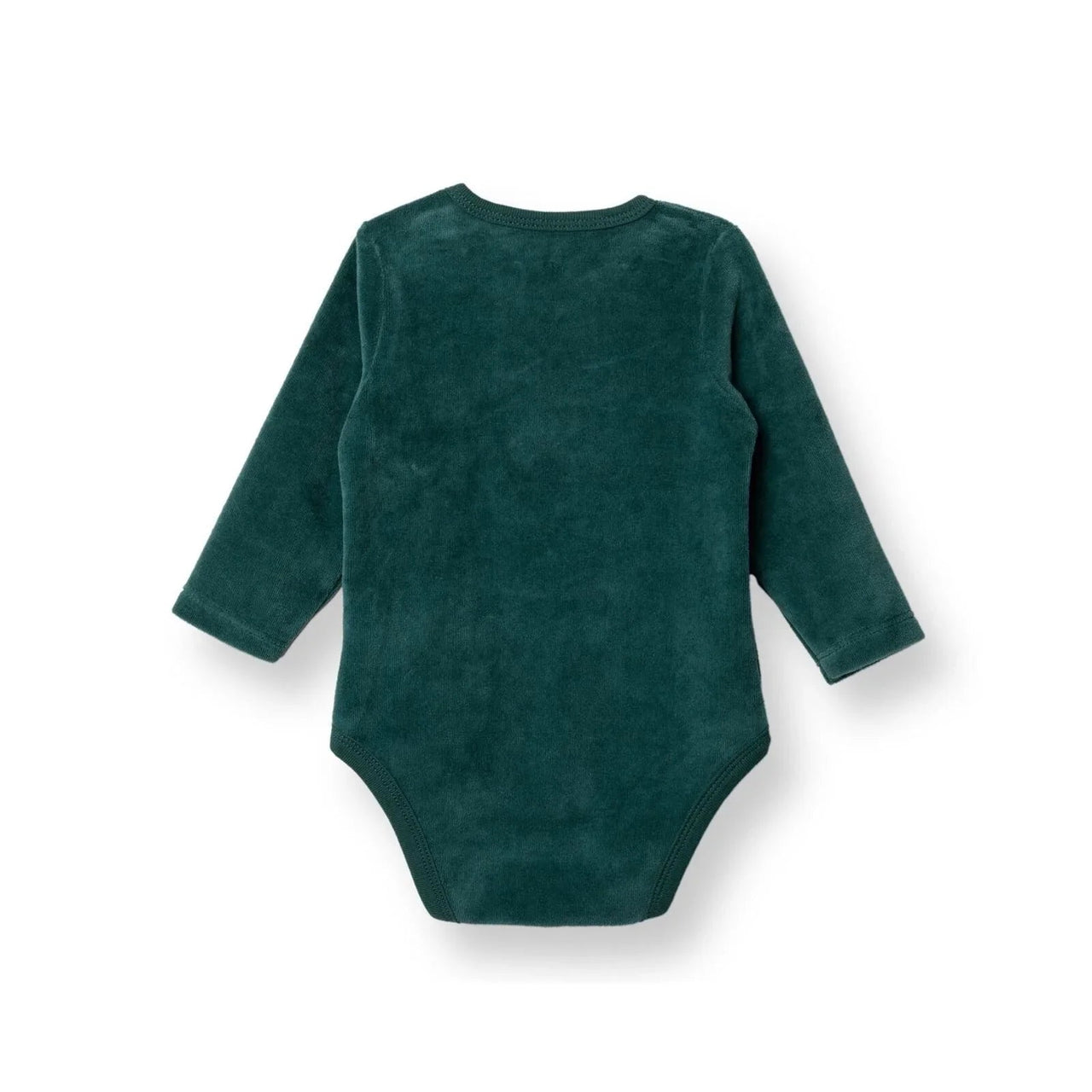 HelloBaby Boys Long Sleeve Bodysuit Christmas with Poppers Crew Neck Long Sleeve - Green - Miu Mau Collectibles