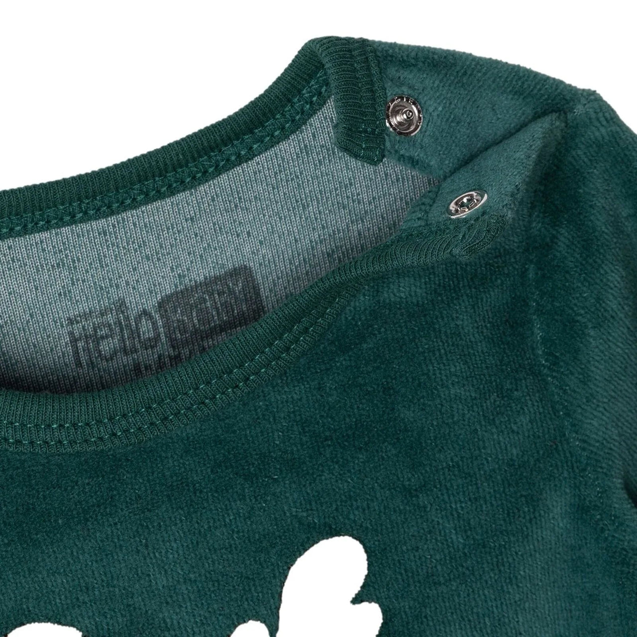 HelloBaby Boys Long Sleeve Bodysuit Christmas with Poppers Crew Neck Long Sleeve - Green - Miu Mau Collectibles