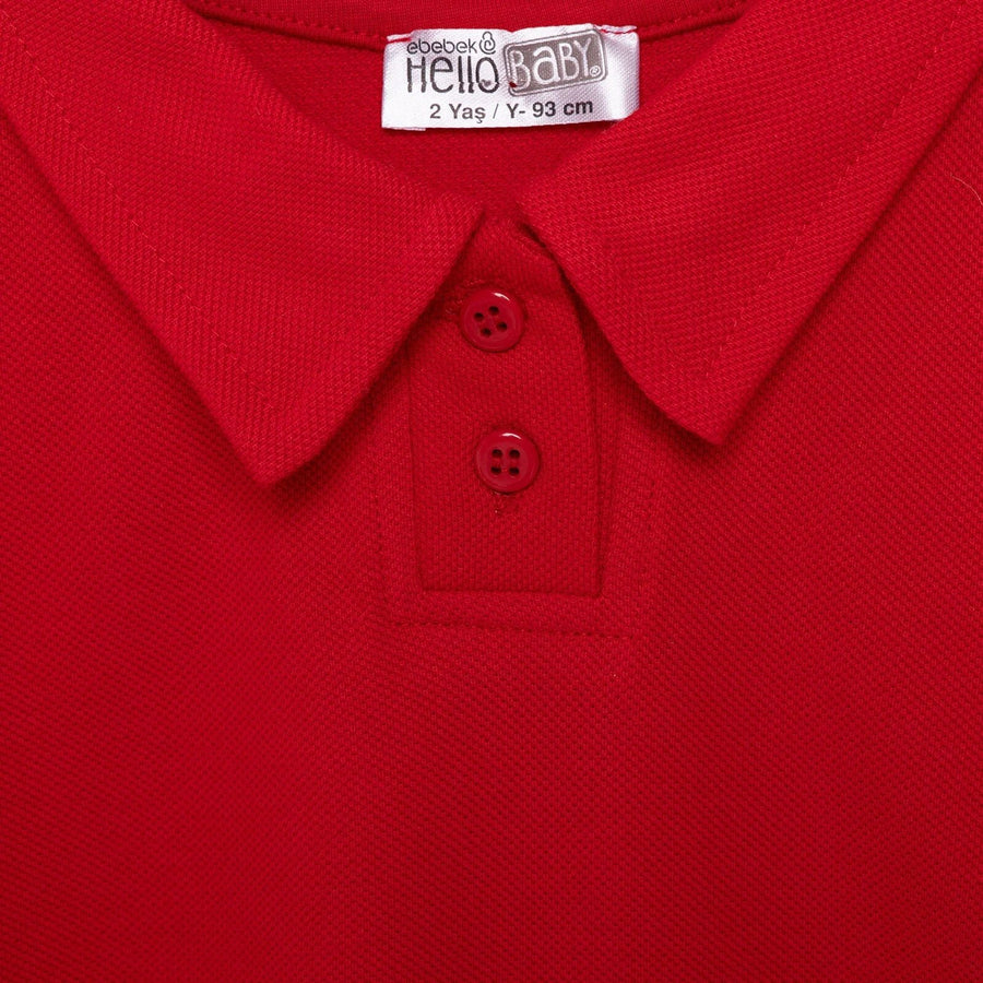 HelloBaby Celebration Unisex Long Sleeve Bodysuit - Red - Miu Mau Collectibles