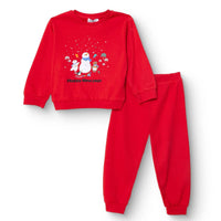 HelloBaby Christmas Baby Boy Jogging Set - Red - Miu Mau Collectibles