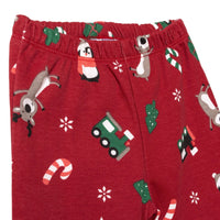 HelloBaby Christmas Baby Boy Long Sleeve Pyjamas Set - Red - Miu Mau Collectibles
