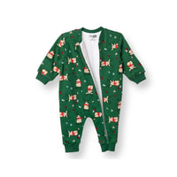 HelloBaby Christmas Baby Boy Sleepsuit - Dark Green - Miu Mau Collectibles