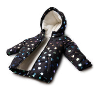 HelloBaby Coat - Black Printed - Miu Mau Collectibles