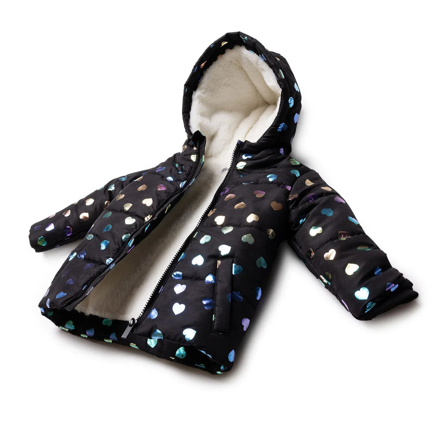 HelloBaby Coat - Black Printed - Miu Mau Collectibles