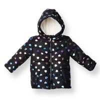 HelloBaby Coat - Black Printed - Miu Mau Collectibles