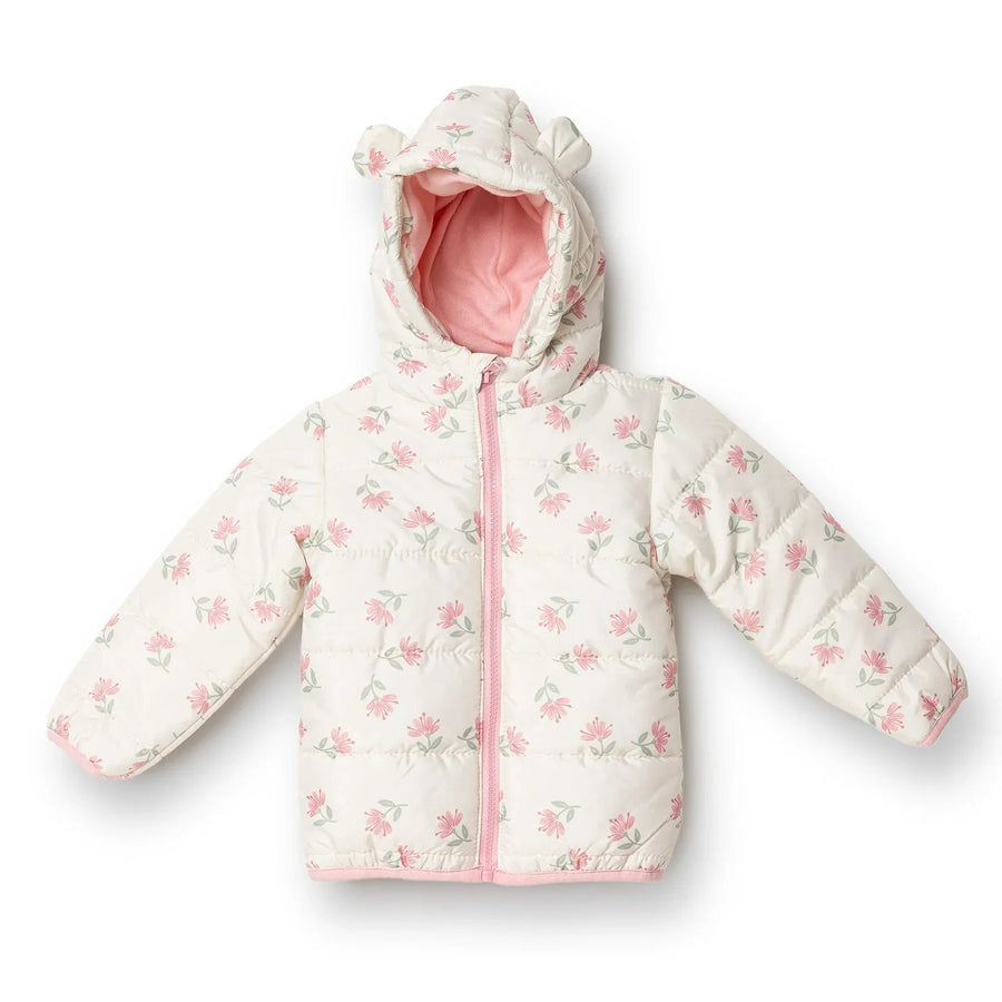HelloBaby Floral Printed Girl Coat - Printed - Miu Mau Collectibles