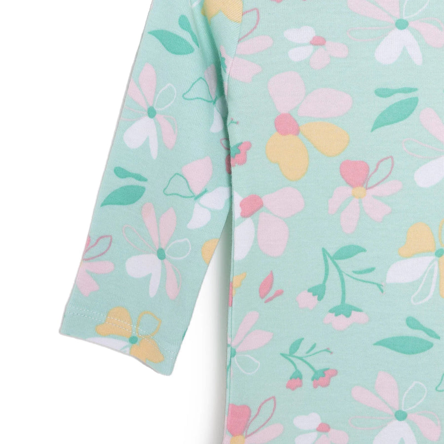 HelloBaby Girl 2 - Pack Long Sleeve Bodysuit - Light Pink - Miu Mau Collectibles